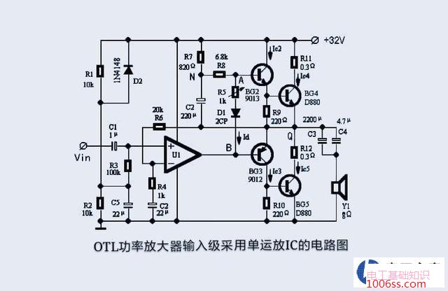 两个二极管在OTL甲乙类互补对称电路中能提供静态电流吗