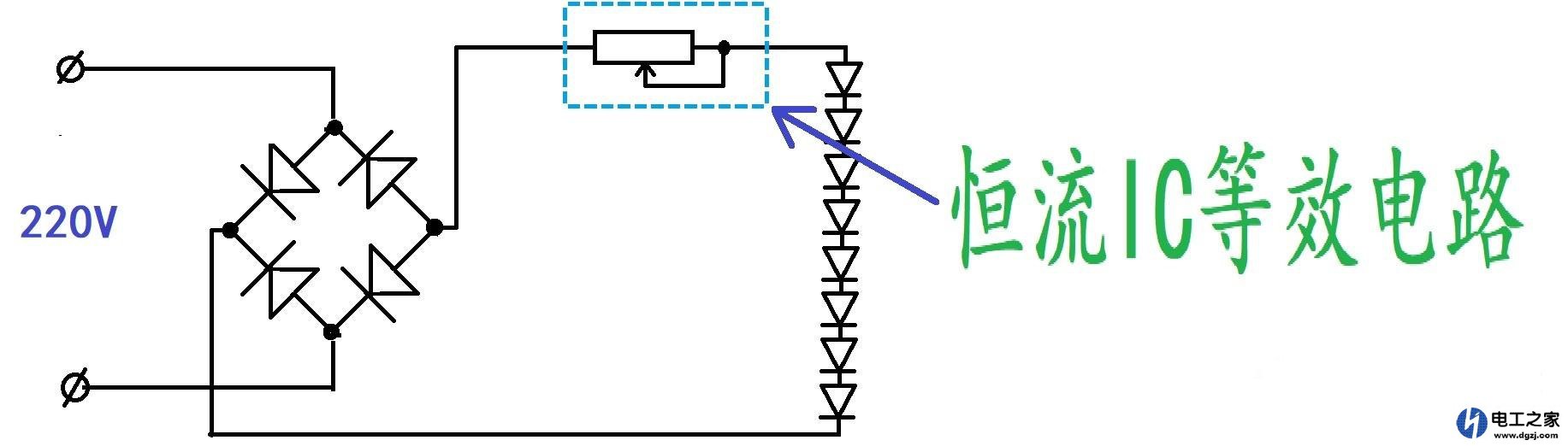 led灯能直接上220电吗?电路板上写着L和N