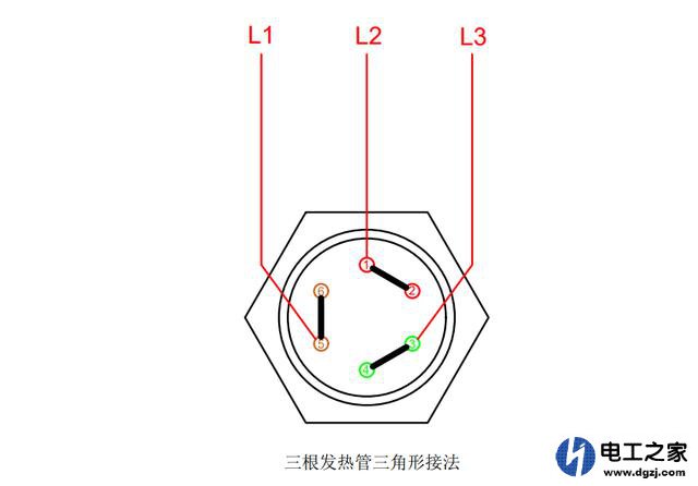 380v的发热管接成星星接法会怎样