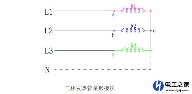 380v的发热管接成星星接法会怎样